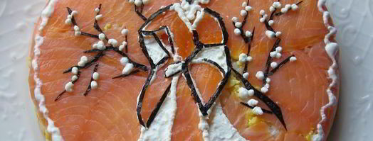 суши-торт японские мотивы. Шаг 15