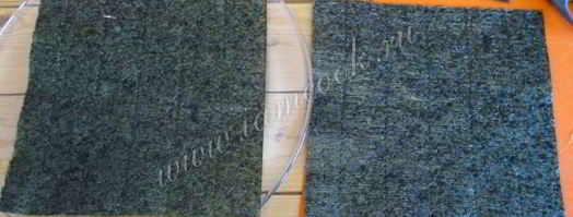 суши торт закусочный. Шаг 6