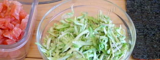 суши торт закусочный. Шаг 8