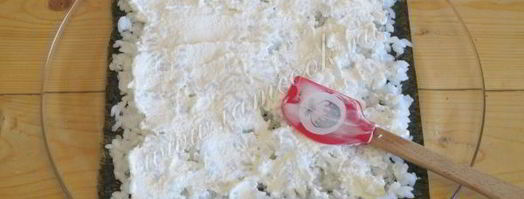 суши торт закусочный. Шаг 9