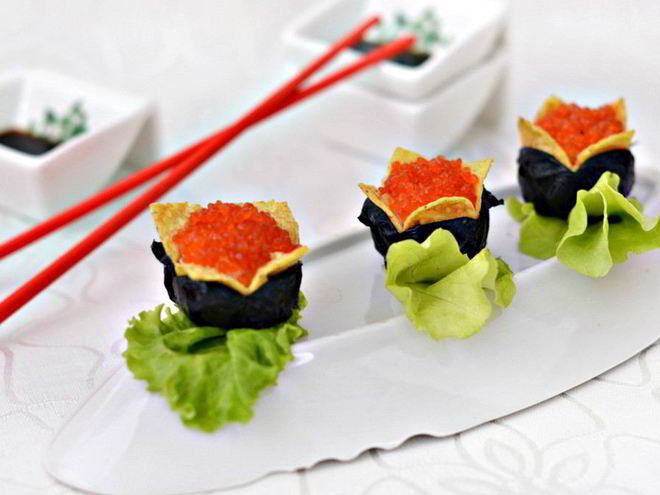 Рецепт суш восточный цветок