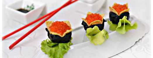 суши восточный цветок. Шаг 12