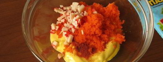 суши, запеченные со спайси соусом с крабовыми палочками. Шаг 9