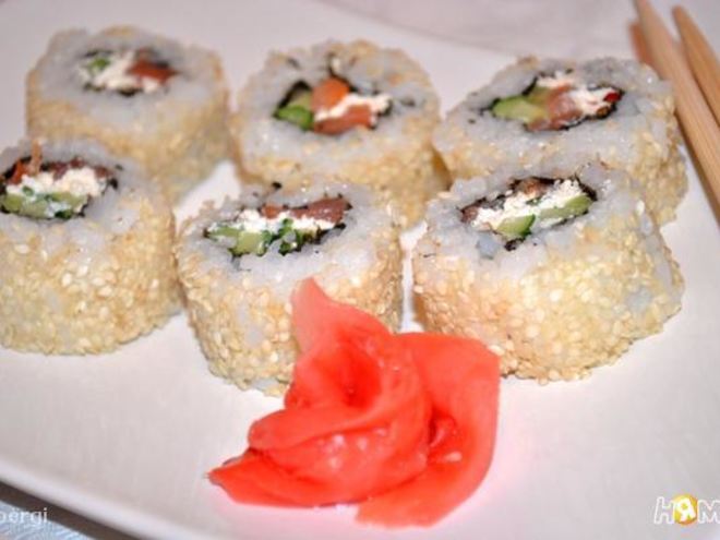 Рецепт урамаков суши филадельфия