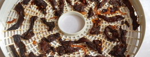 вяленое куриное мясо в сушилке. Шаг 17