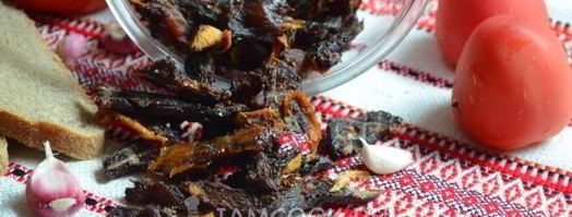 вяленое куриное мясо в сушилке. Шаг 18