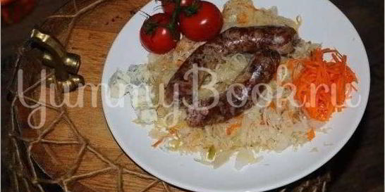 Свино-говяжья домашняя колбаса