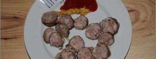 свино-говяжья домашняя колбаса. Шаг 71