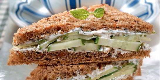 Английские сэндвичи с огурцами