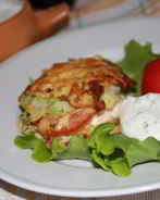 Кабачковые сэндвичи с начинкой из куриного филе