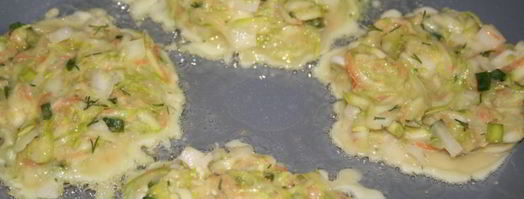 кабачковые сэндвичи с начинкой из куриного филе. Шаг 3