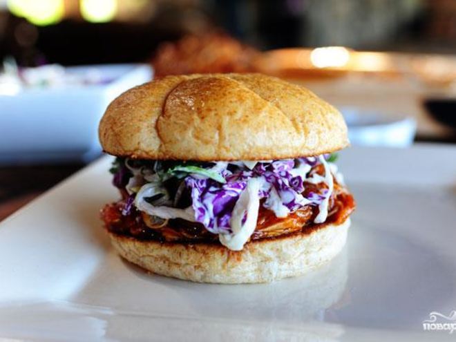 Рецепт куриного сэндвича барбекю