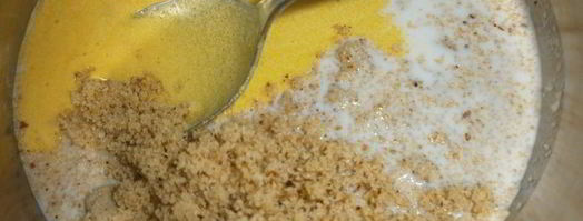 сладкий сэндвич киндэр буэно. Шаг 4