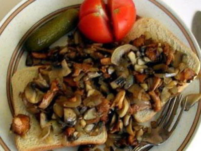 Рецепт сэндвича с грибами