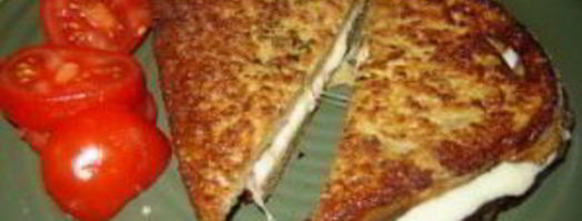 сэндвич с сыром моцарелла. Шаг 5