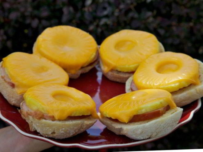 Рецепт сэндвичей с ананасом и ветчиной