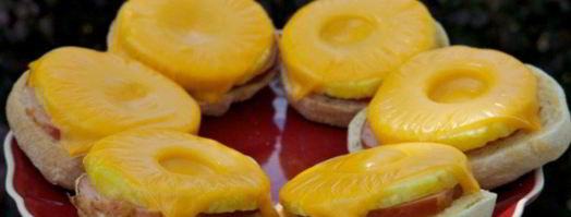 сэндвичи с ананасом и ветчиной. Шаг 7