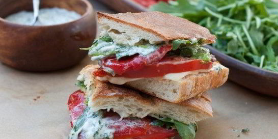 Сэндвичи с болгарским перцем