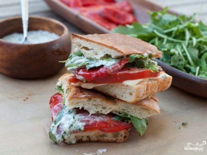 Рецепт сэндвичей с болгарским перцем