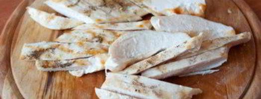 сэндвичи с курицей и печеным перцем. Шаг 7