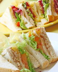 Сэндвичи с овощами