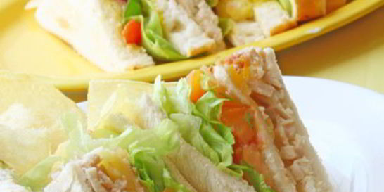 Сэндвичи с овощами