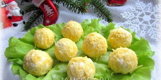 Сырная закуска Снежки