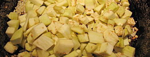 баклажанный кокот в тарталетках. Шаг 5