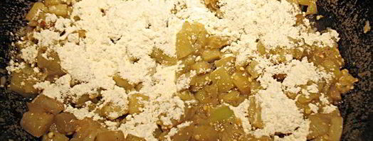 баклажанный кокот в тарталетках. Шаг 7