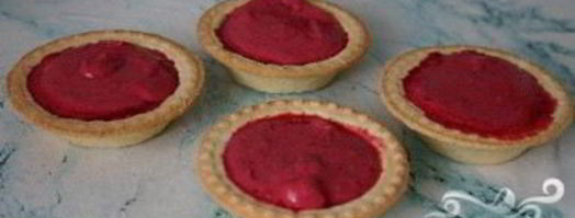 холодные пирожные из вишни в тарталетках. Шаг 4