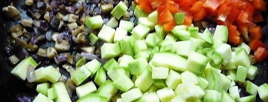 куриные тарталетки с рисом и овощами. Шаг 6