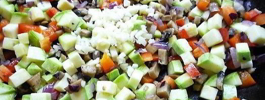 куриные тарталетки с рисом и овощами. Шаг 7