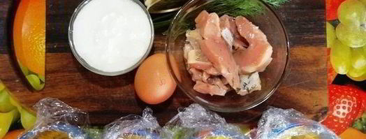 ржаные тарталетки с паштетом из тунца и яйцом пашот. Шаг 3