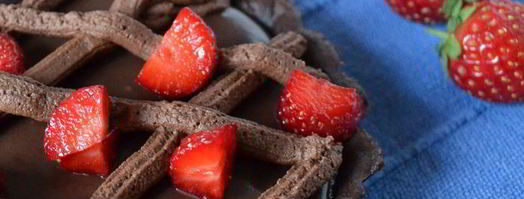 шоколадные тарталетки с клубникой. Шаг 12