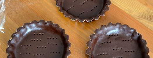 шоколадные тарталетки с клубникой. Шаг 5