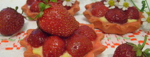 тарталетка с клубникой. Шаг 11