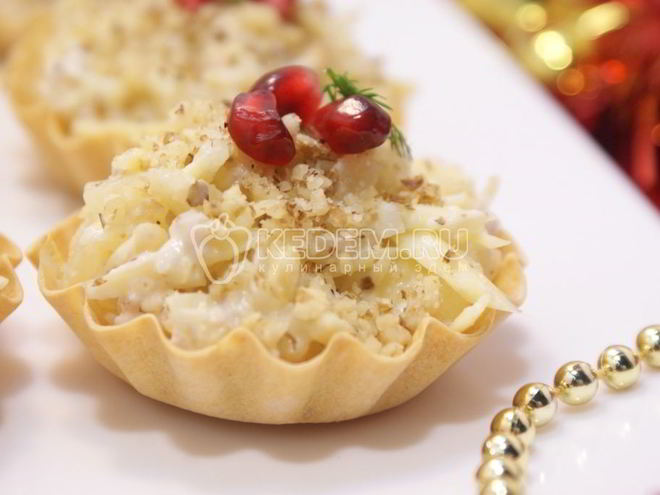 Рецепт тарталеток на праздничный стол