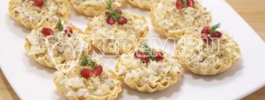 тарталетки на праздничный стол. Шаг 7