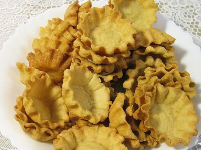 Рецепт тарталеток пустых