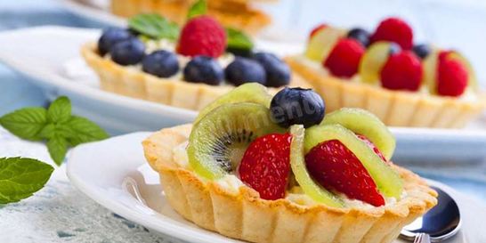 Тарталетки с фруктами