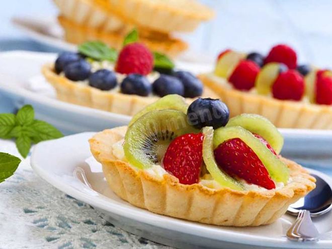 Рецепт тарталеток с фруктами