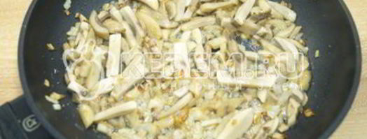 тарталетки с грибами праздничные. Шаг 5