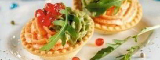 тарталетки с икрой и маслом. Шаг 6