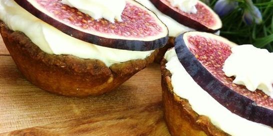 Тарталетки с инжиром и кремом рикотта