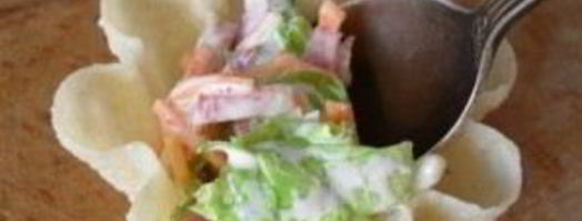 тарталетки с корейской морковью. Шаг 8