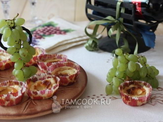 Рецепт тарталеток с козьим сыром и медом