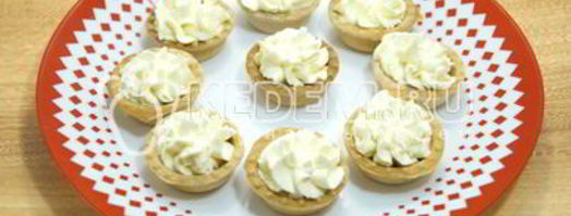 тарталетки с красной икрой. Шаг 3