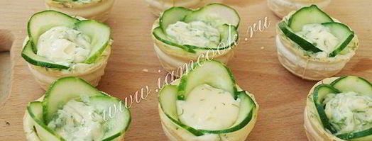 тарталетки с красной рыбой. Шаг 7