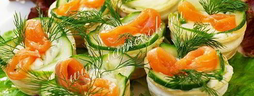 тарталетки с красной рыбой. Шаг 9