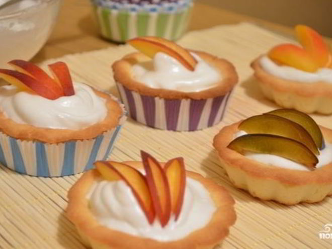 Рецепт тарталеток с кремом